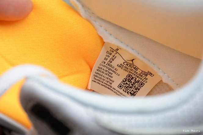 Kicked Out Shoe Store CK9246-108 AIR JORDAN (W) ORANGE 3 LASER RETRO 0723